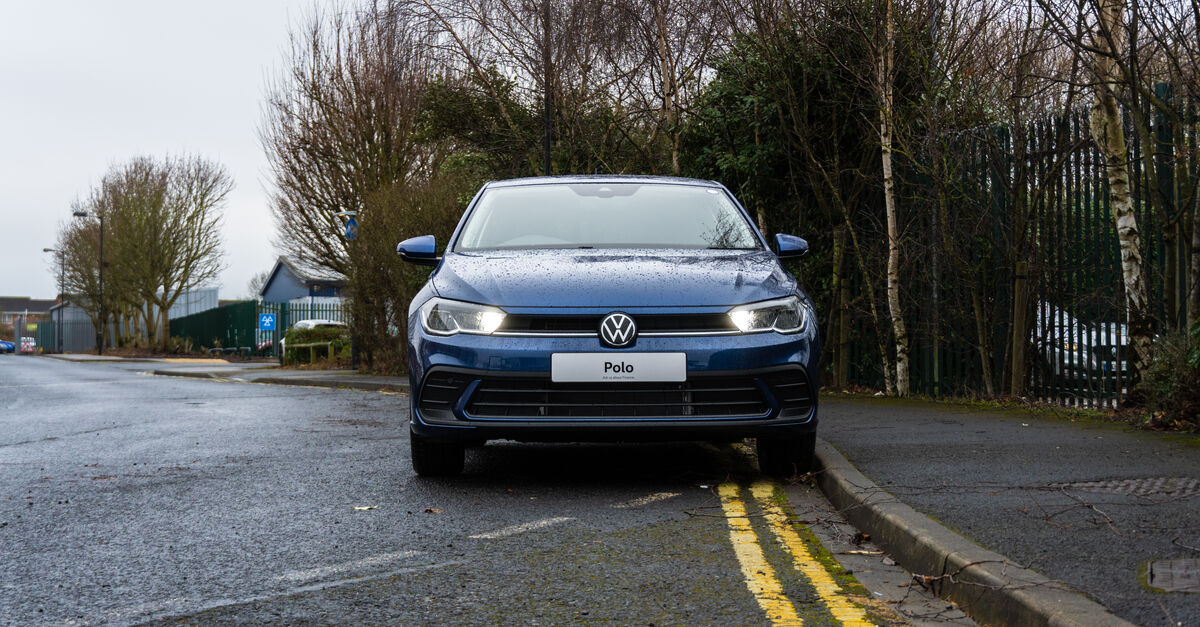 Volkswagen Polo parked on a road