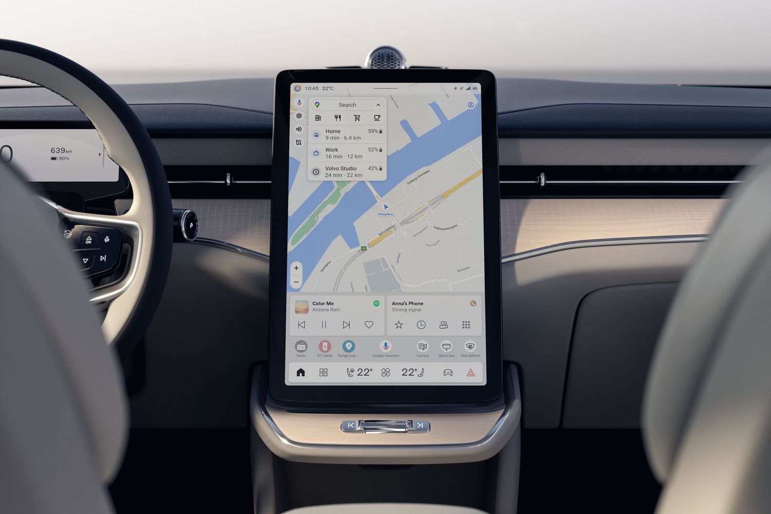 A glimpse of the Technology included within the new Volvo ES90