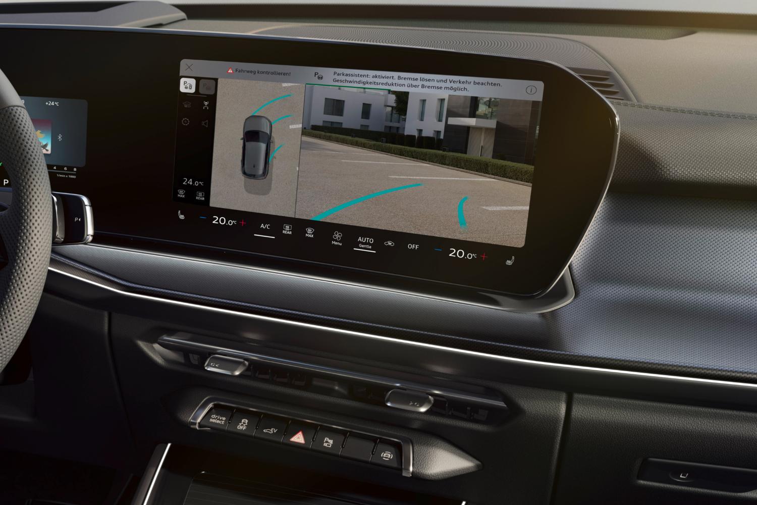 Sophisticated technology inside the Audi Q3 SUV e-hybrid, available at Belfast and Portadown Audi.