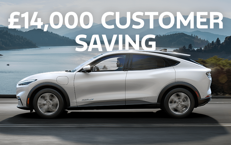 Save £14,000 on a Mustang Mach-E