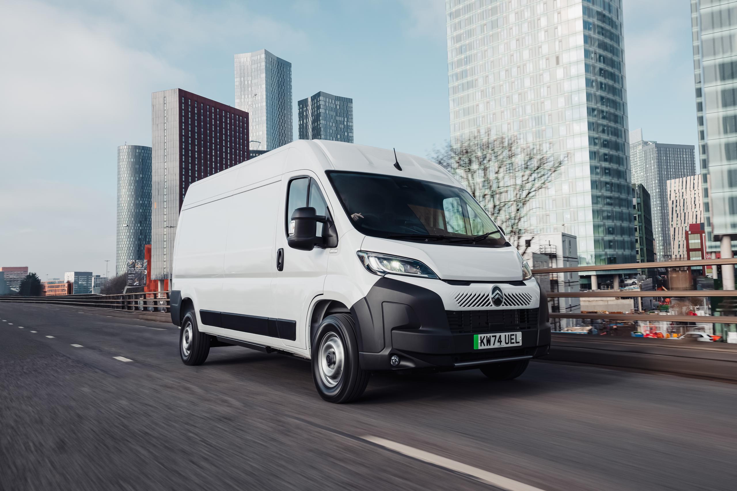 White Citroen Van