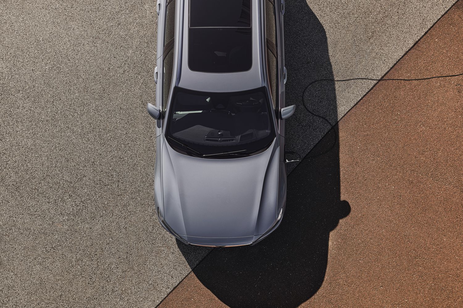 Exterior of the new Volvo V60, available at Agnew Belfast Volvo. Showing of the plug-in feature of the model.