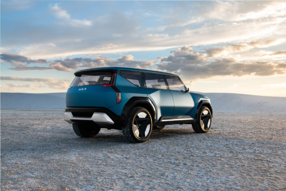 side of kia ev9