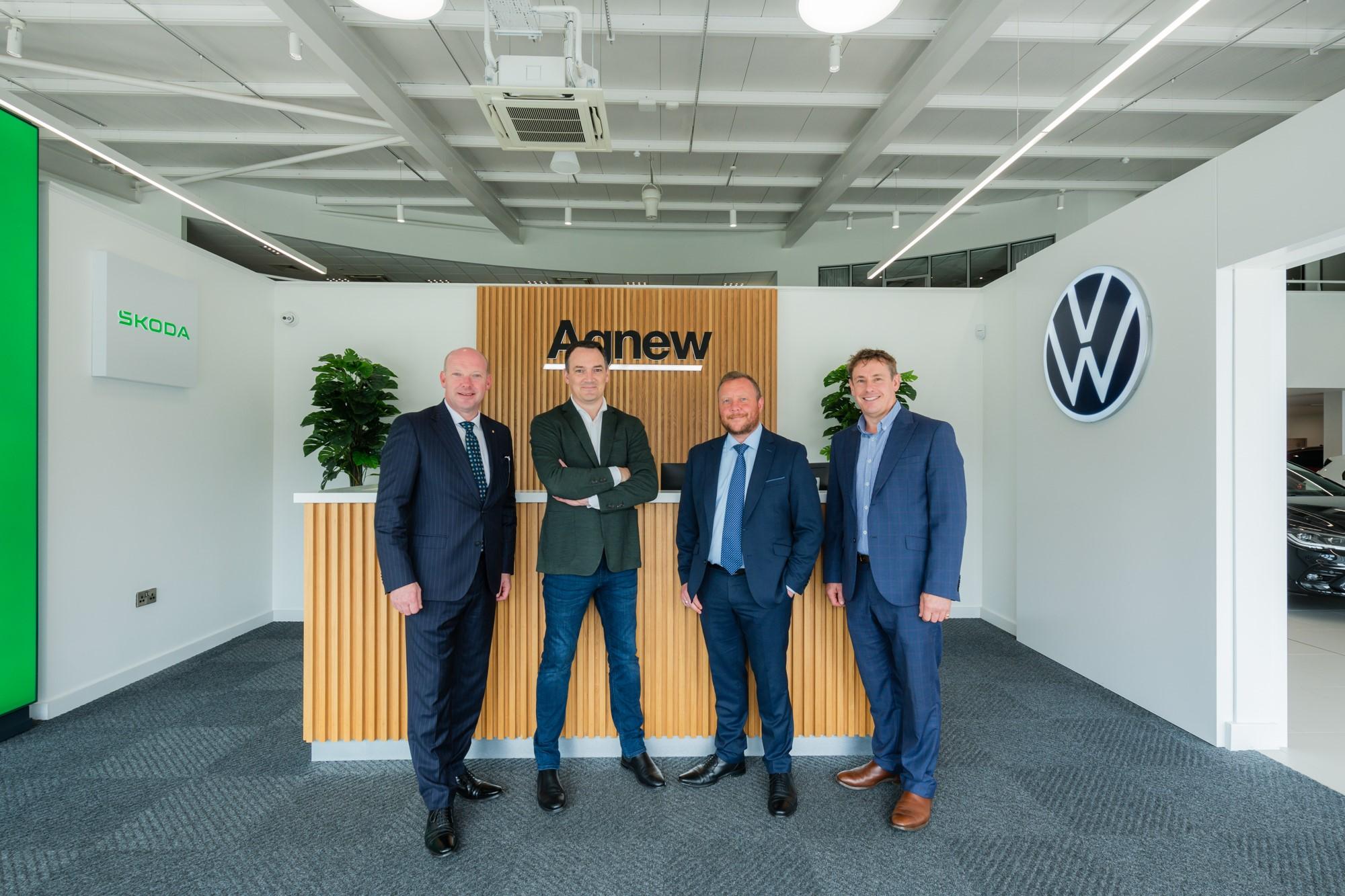 Volkswagen manager director visits Agnew Volkswagen and Skoda