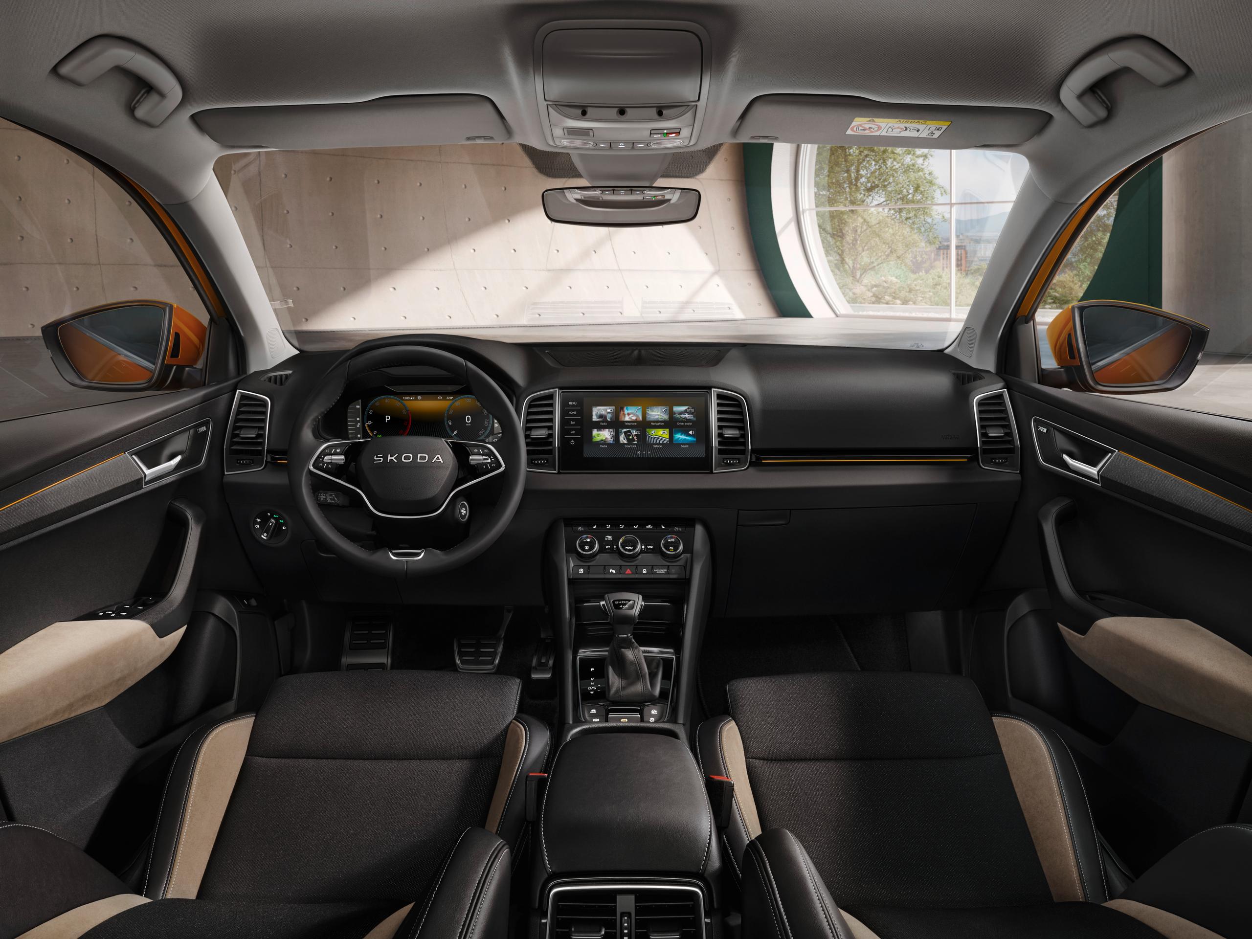 New Skoda Karoq interior space