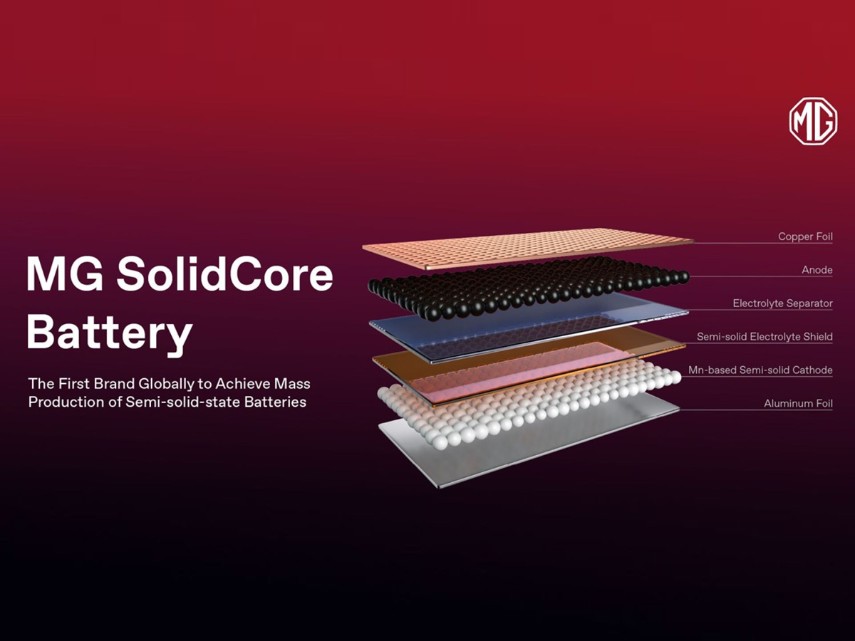 MG Introduces SolidCore Battery