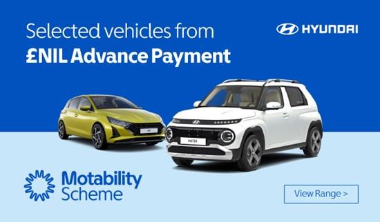 Hyundai Motability Scheme Offers