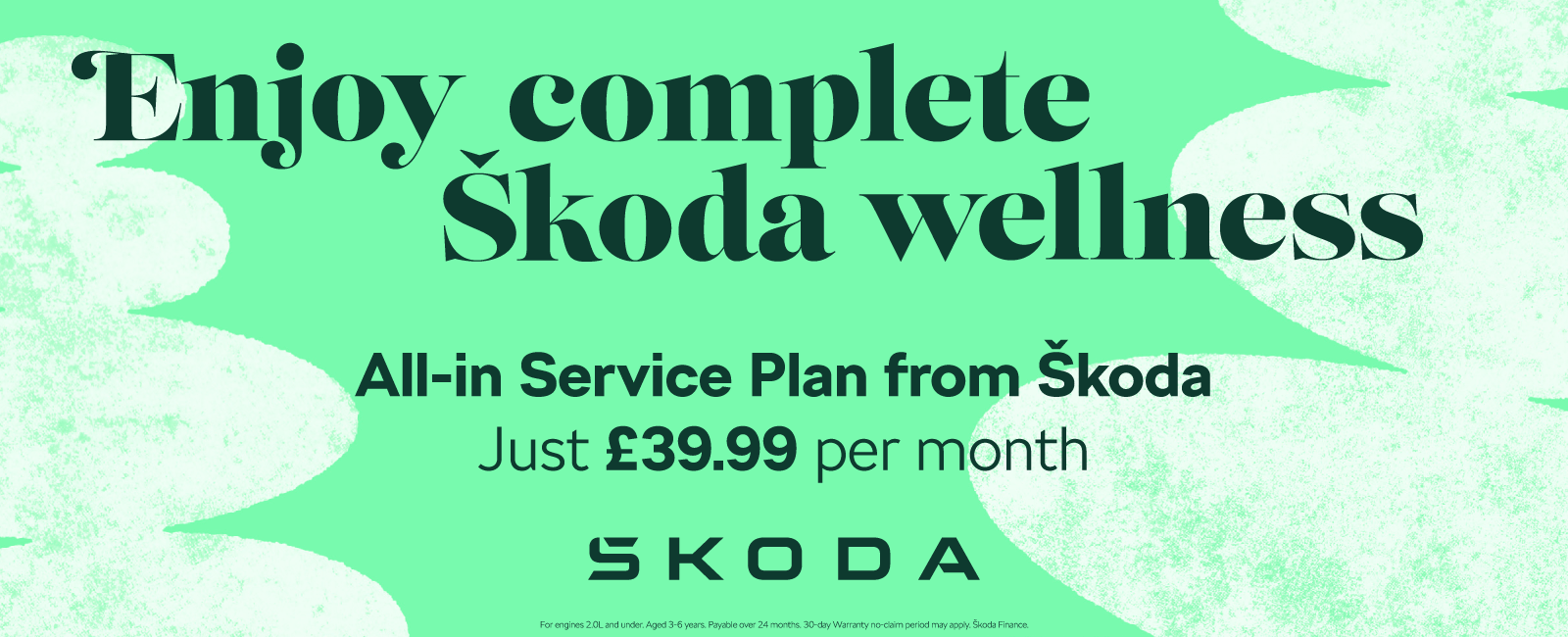 Get two services, two MOTs, two years' Roadside Assistance and up to two years' Warranty (free of charge) with All-in from Škoda