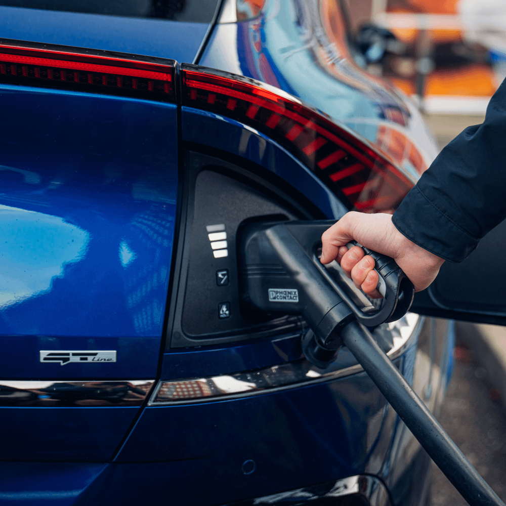 Kia EV6 being charged
