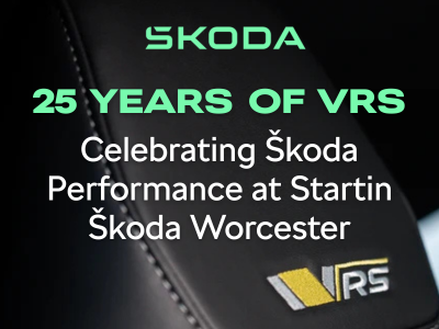 25 Years of vRS – Celebrating Škoda Performance at Startin Škoda Worcester