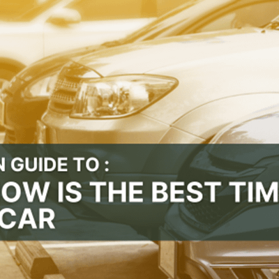 A Startin Guide: Why now is the best time to buy a new car. 