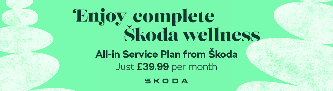 Enjoy complete Skoda wellness. All-in Service Plan from Skoda. Just £39.99 per month.