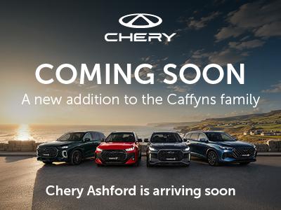 Coming soon: Chery is arriving at Caffyns Ashford