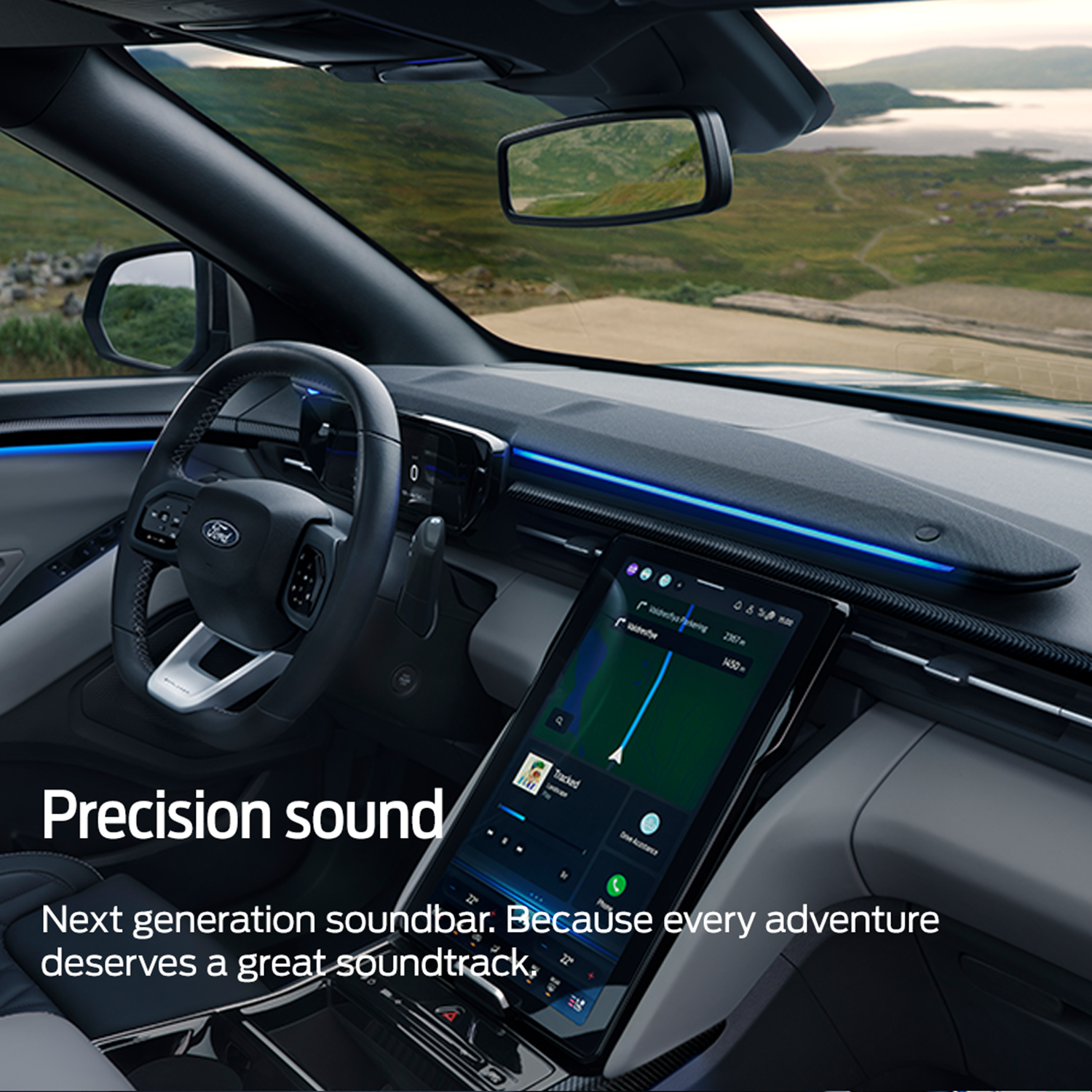 Interior of Ford Explorer