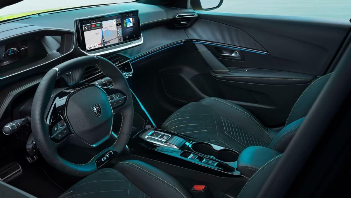 interior of peugoet 204