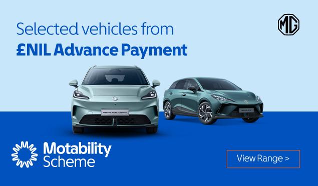 MG Motability Banner