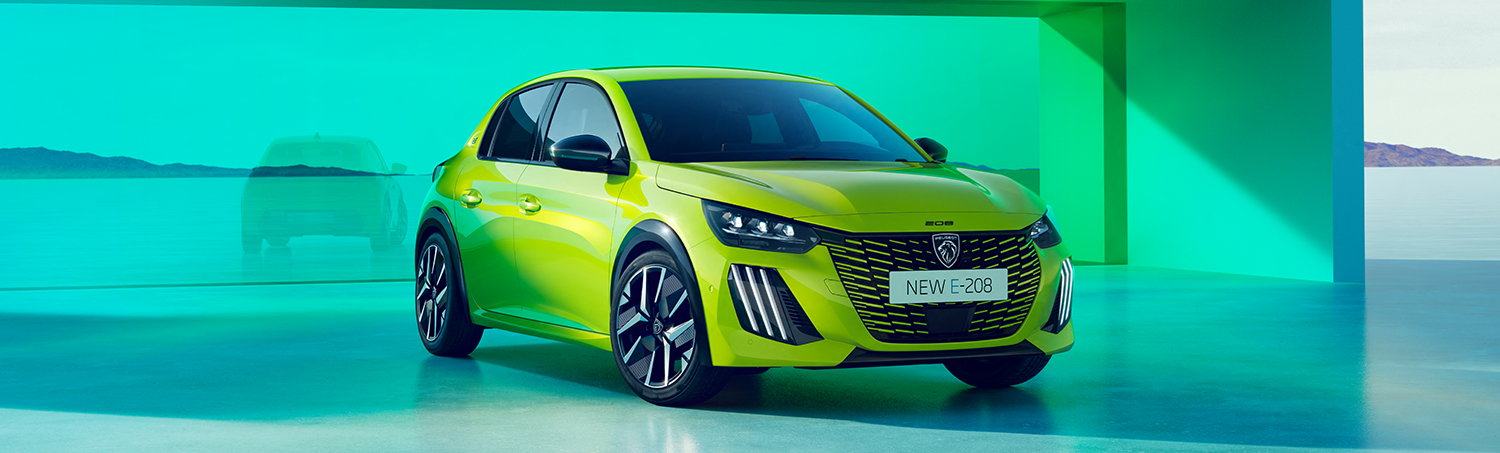 Lime Green Peugeot 208