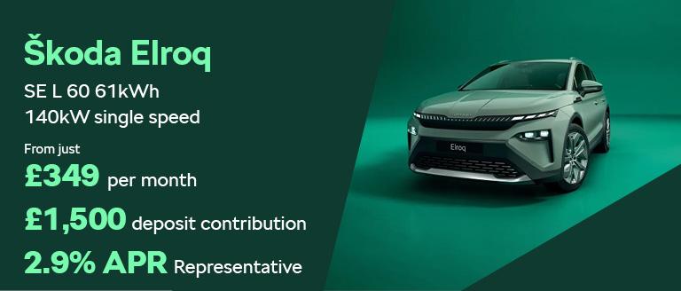 Škoda Elroq Finance Offer From Caffyns