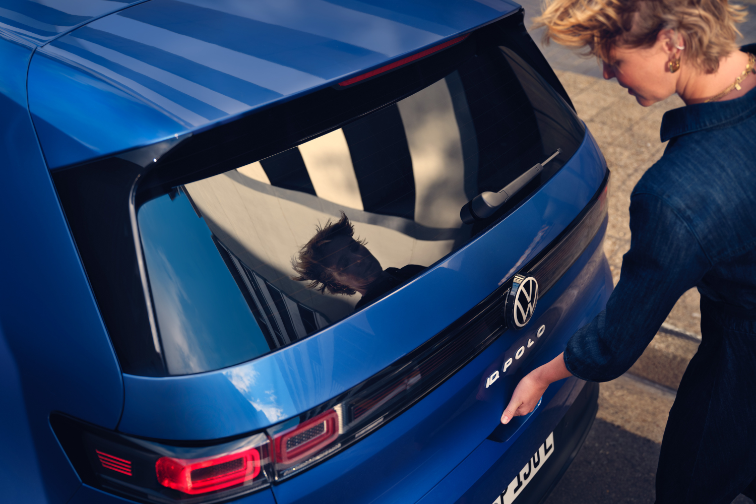 New Volkswagen ID Polo rear of vehicle showcasing the boot