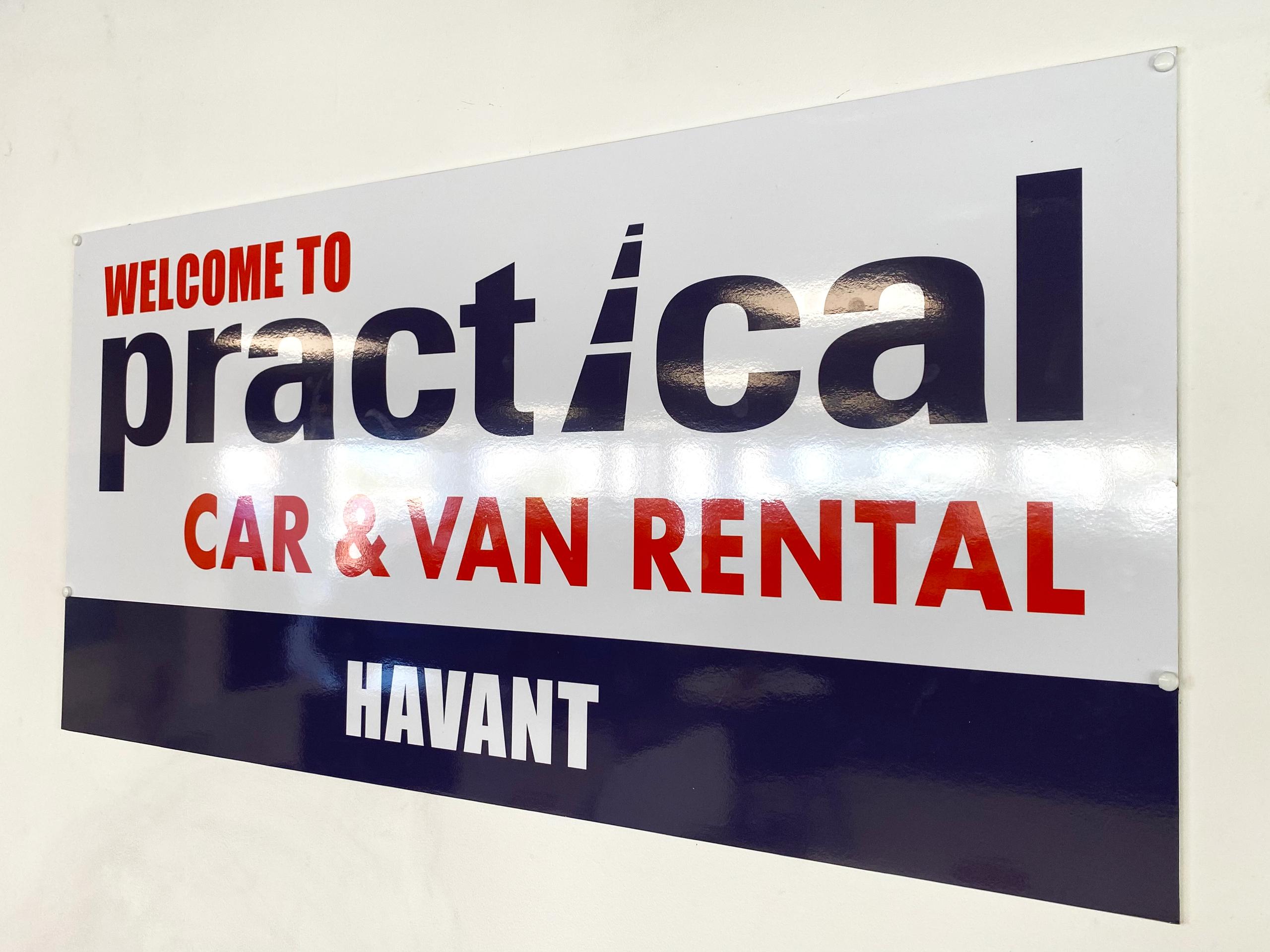 Welcome to Practical car and van rental Havant banner