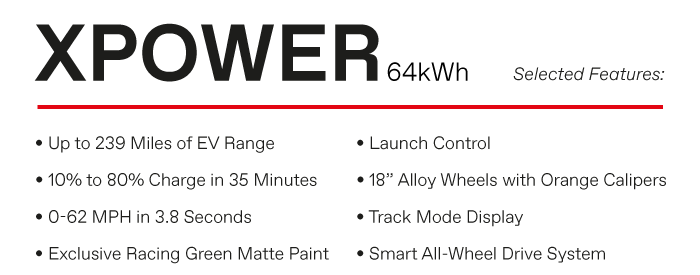 MG4 EV XPOWER Features