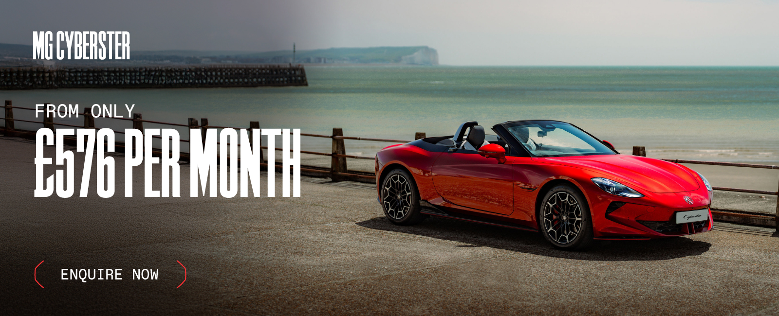 MG Cyberster from only £576 per month